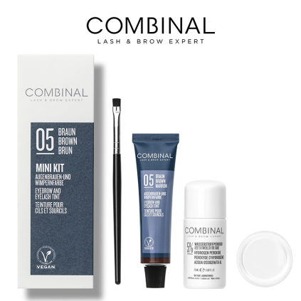 Kit de Teinture de Cils & Sourcils Brun