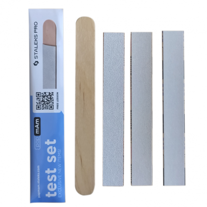 Kit 3 Recharges Limes 100/180/240, support Bois, Staleks Pro