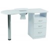 Table manucure simple en bois avec aspiration