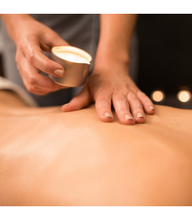 Bougie de Massage Pomme Caramel - Marvan