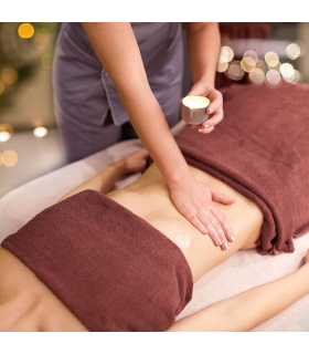 Bougie de Massage Pomme Caramel - Marvan