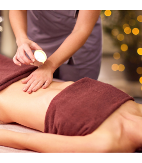 Bougie de Massage Pomme Caramel - Marvan