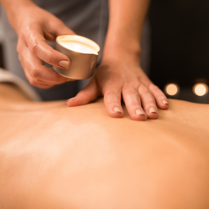 Bougie de Massage Lotus du Japon - Marvan