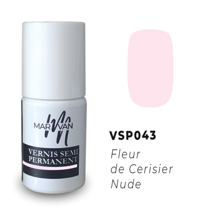 Vernis Semi-Permanent Fleur de Cerisier Nude - Marvan