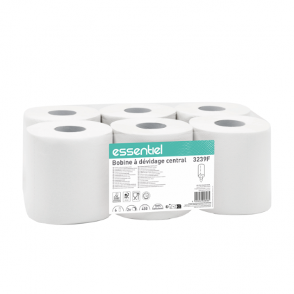 Bobine 2 plis 450 feuilles, par 6