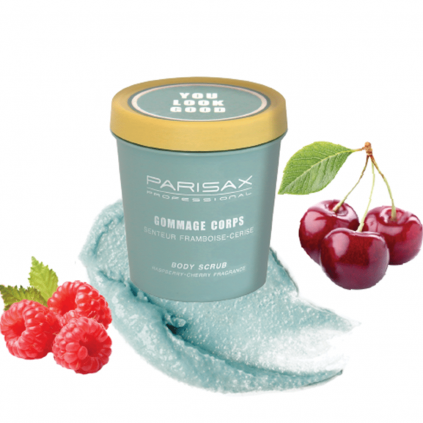 Gommage corps framboise cerise - Parisax