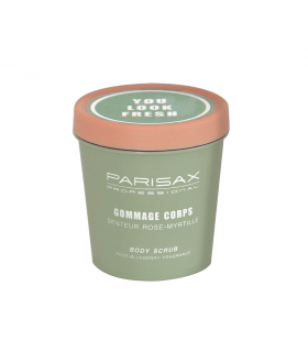 Gommage corps Rose Myrtille - Parisax
