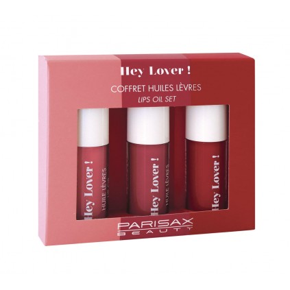 Coffret 3 huiles lèvres 3 teintes - Parisax