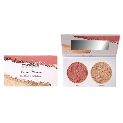 Duo Blush et Highlighter 3D - Be in Flowers - Parisax