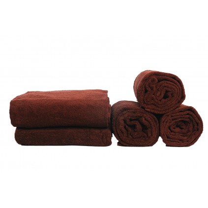Serviette Eponge Chocolat 30x30cm