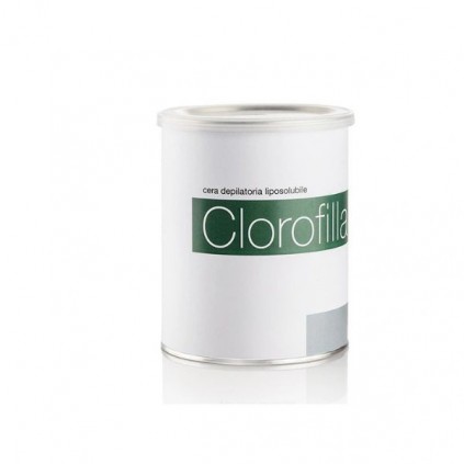 Cire jetable Verte avec bandes,chlorophylle 800ml