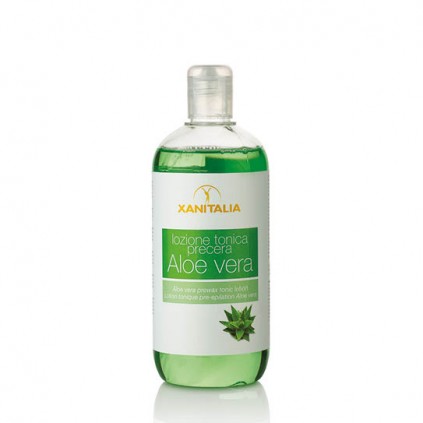Lotion Tonique Pré Epilatoire à l'Aloe Vera, Xanitalia, 100 ml