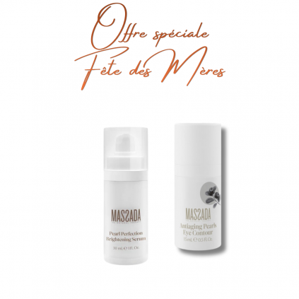 Fête des Mères 2026 - Sérum Poudre de Perles 30ml + Contour des Yeux  15ml PEARL PERFECTION