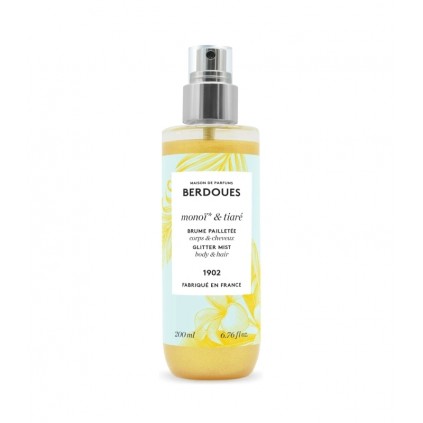 Brume parfumée Pailletée Monoï & Fleur de Tiaré