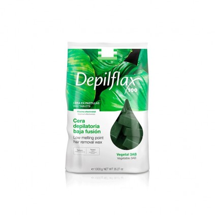 Cire traditionnelle Verte en cubes 1Kg