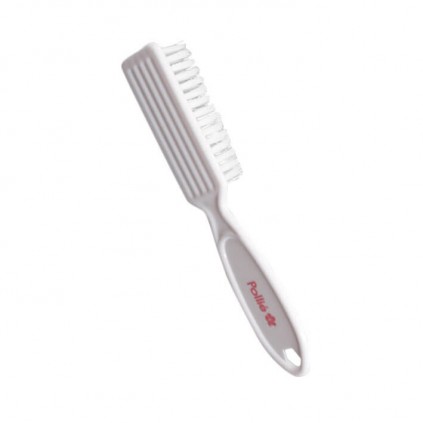 POLLIE - Brosse à ongles blanc avec manche