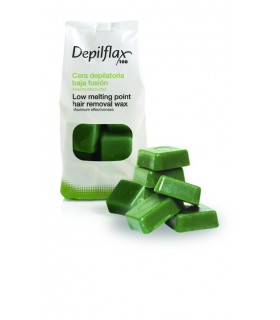 Cire traditionnelle Verte en cubes 1Kg - Depilflax