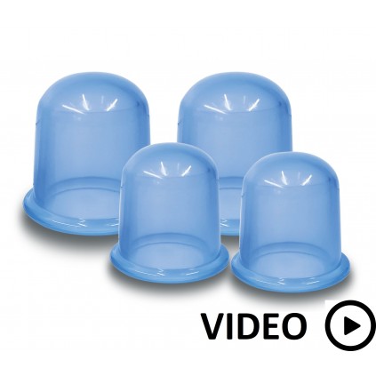 ventouses de massage : kit de 4 pièces pour le corps