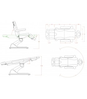 Fauteuil Electrique 3 moteurs