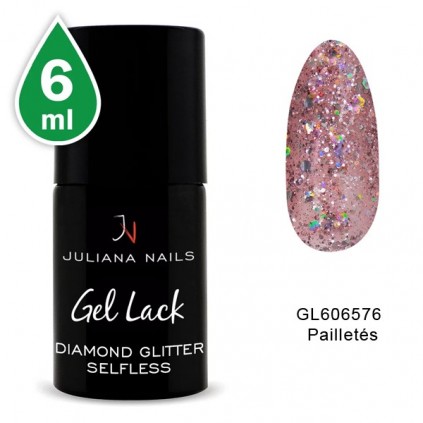 Vernis Semi-Permanent Diamond Glitter Selfess 6 ML