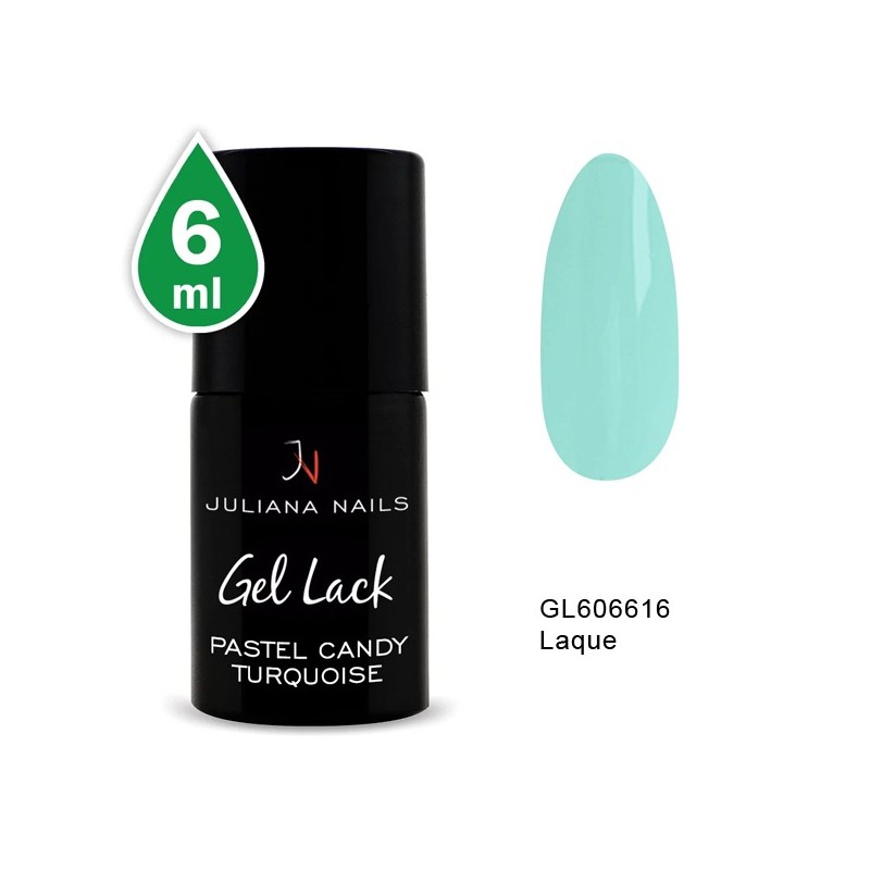 Vernis Semi-Permanent Pastel Candy Turquoise 6 ML