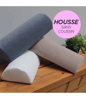 HOUSSE pour Coussin Nuque/Dos/Genou Rose Poudré
