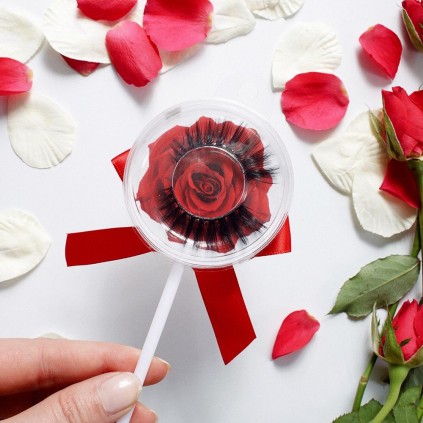 Faux Cils  à Coller Red Rose Lash  Pops