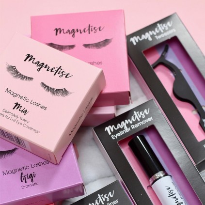 Pince pour pose de faux cils Magnetise
