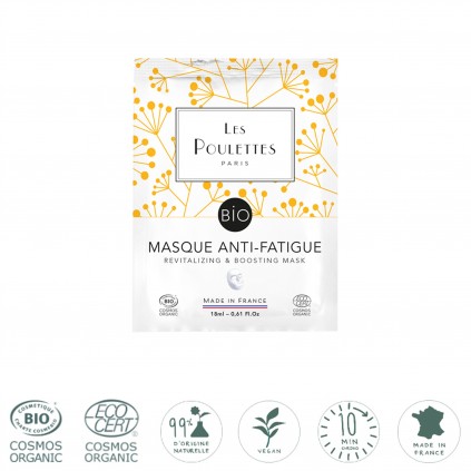 Masque Anti Fatigue Bio en Feuille Les Poulettes