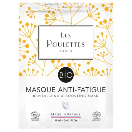 Masque Anti Fatigue Bio en Feuille Les Poulettes