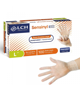 Gants Jetable Vinyle, Taille L