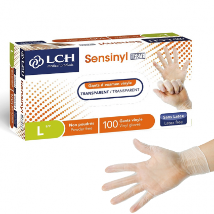 Gants Jetable Vinyle, Taille L